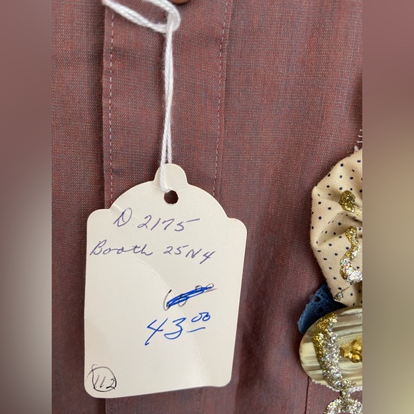 Pierre Cardin Novelty Button Down Shirt Size M Fitted, NWT - Picture 8 of 11